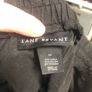 Lane Bryant Black wide leg pants